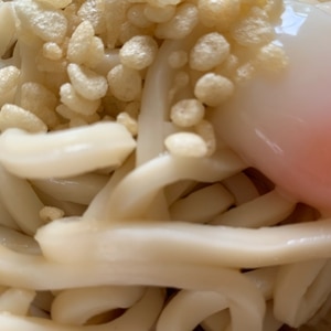 温泉卵の冷やしうどん